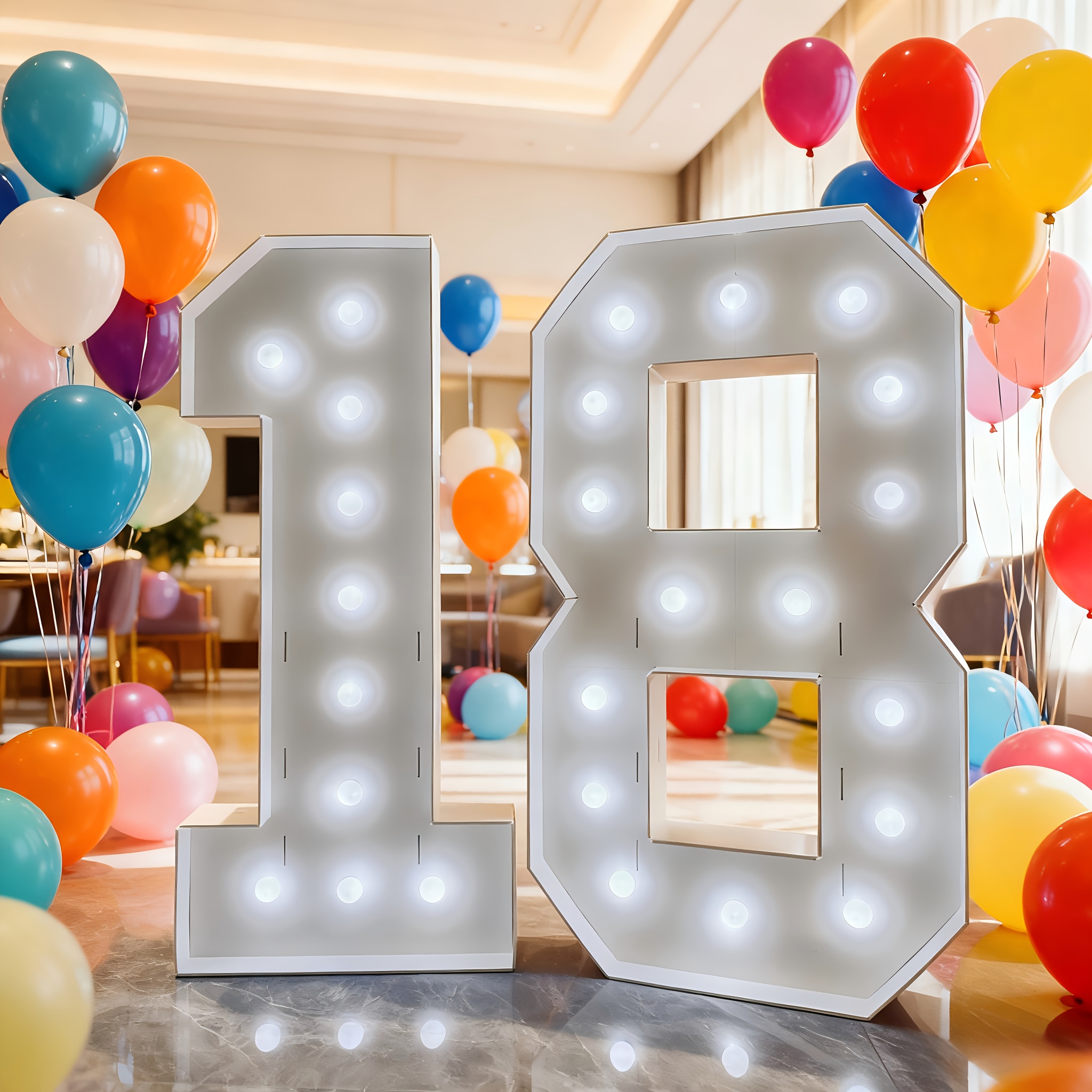 4-Foot Self-Illuminating LED N - Event & Party Supply avaliação e preço