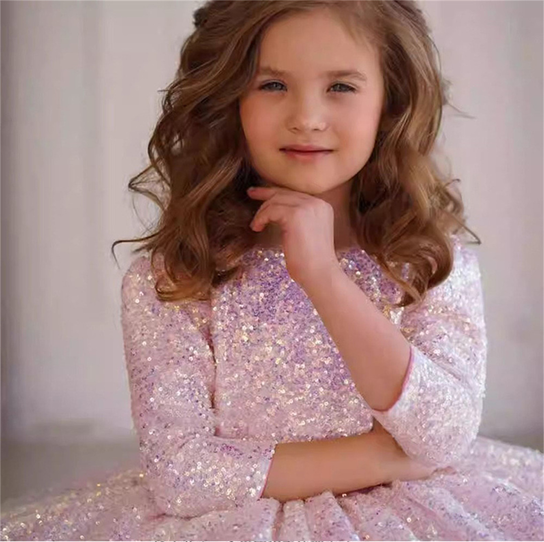 Glitter Pink Girl Dress Knee L - Birthday Sash Glitter avaliação e preço