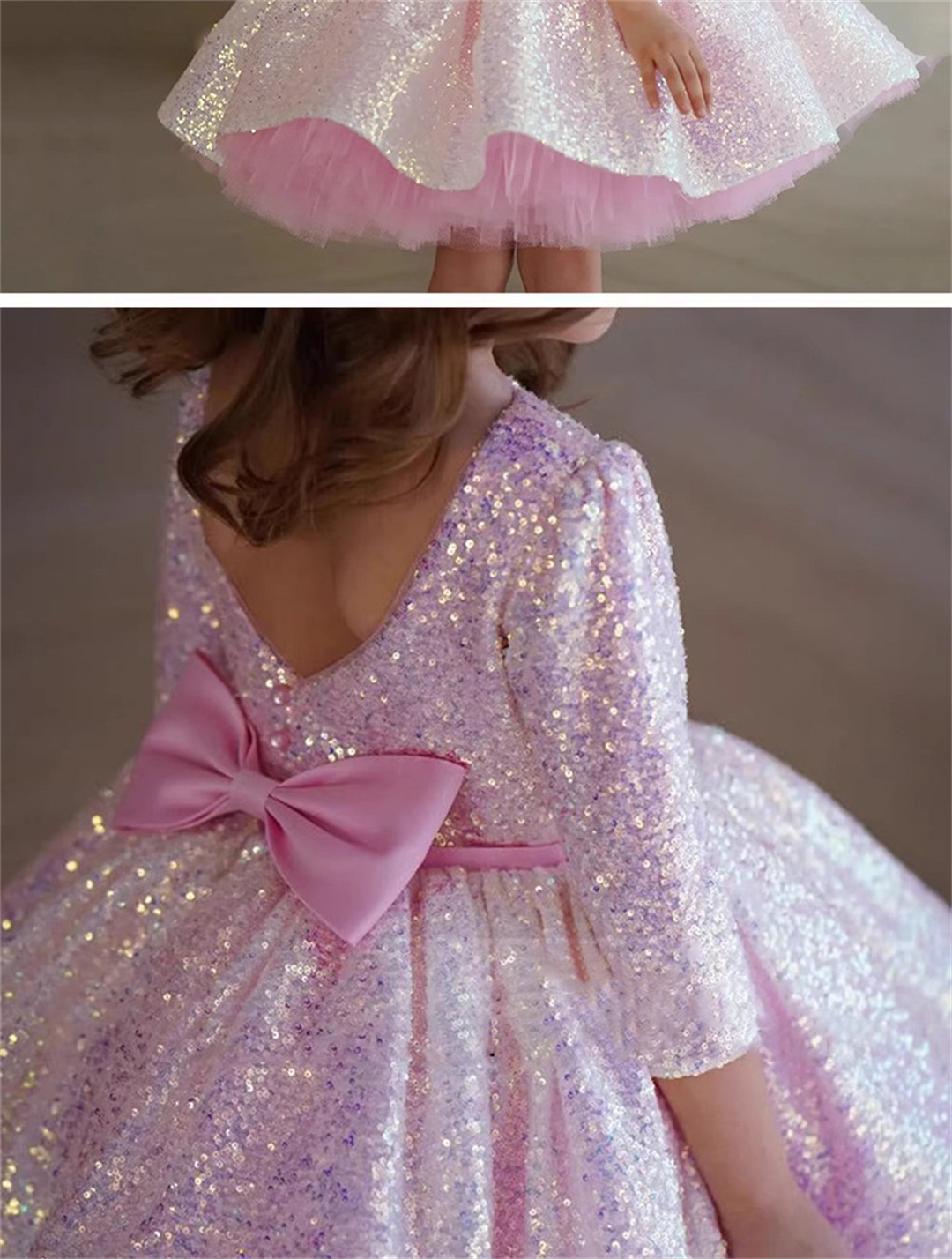 Glitter Pink Girl Dress Knee L - Birthday Sash Glitter avaliação e preço