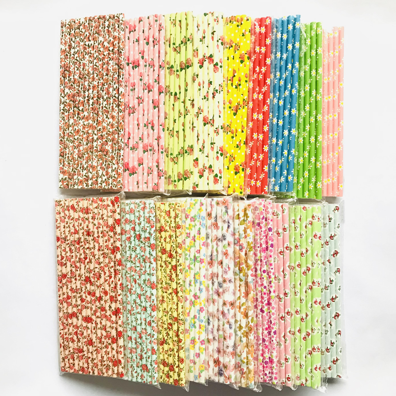1000 Pcs Pick Your Colors Vint - Paper Straw Color avaliação e preço