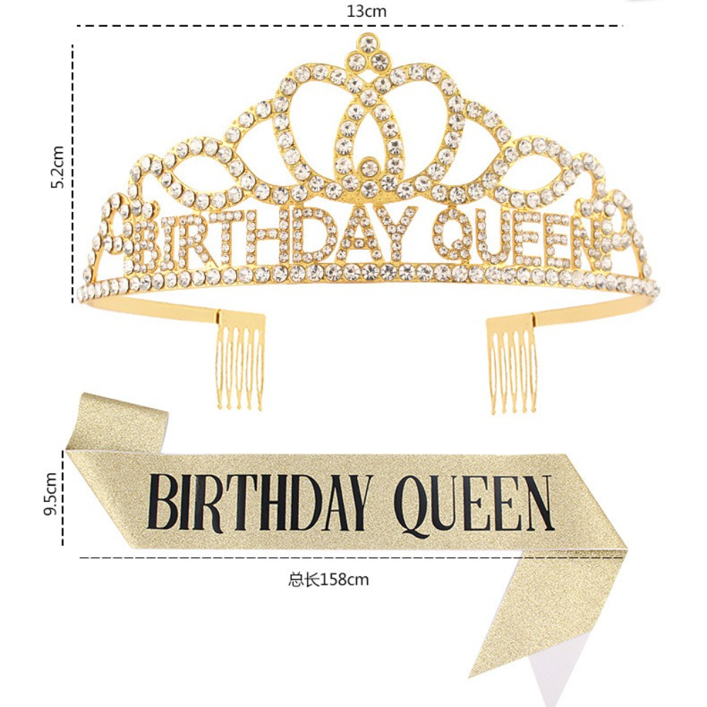 Rose Gold Glitter Birthday Que - Birthday Sash Glitter avaliação e preço