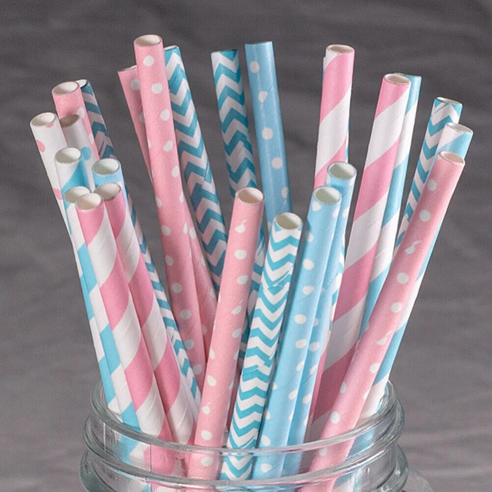 100 Bulk Packed Paper Straws P - Paper Straw Color avaliação e preço