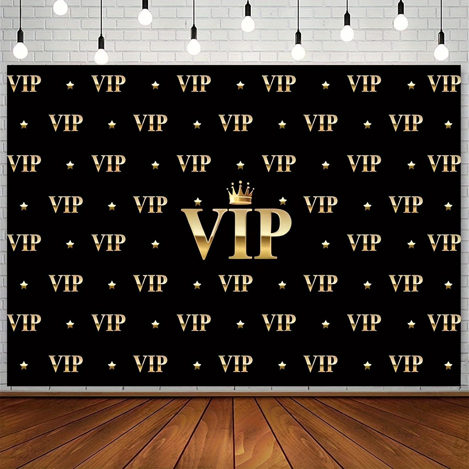 VIP Royal Crown Black Gold Tap - Party Banner Gold avaliação e preço