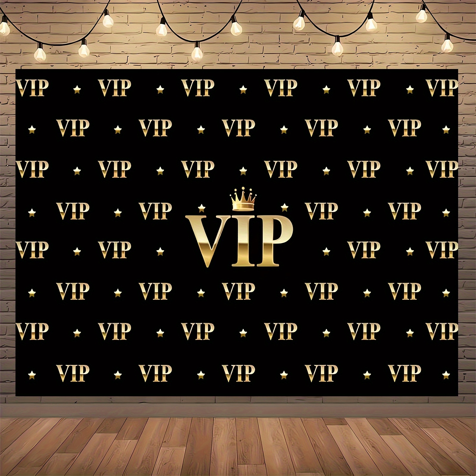 VIP Royal Crown Black Gold Tap - Party Banner Gold avaliação e preço