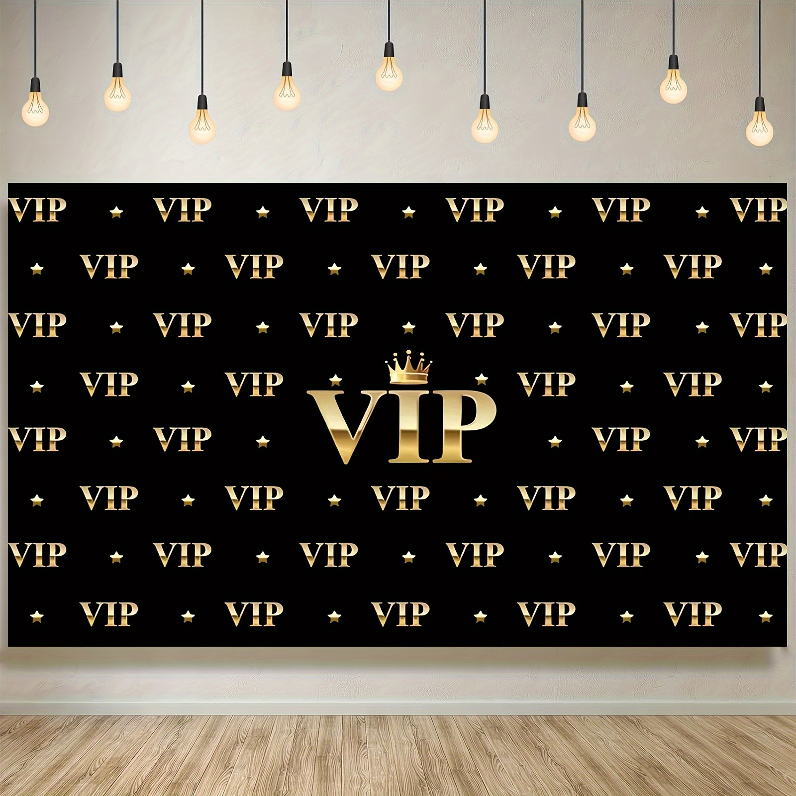 VIP Royal Crown Black Gold Tap - Party Banner Gold avaliação e preço