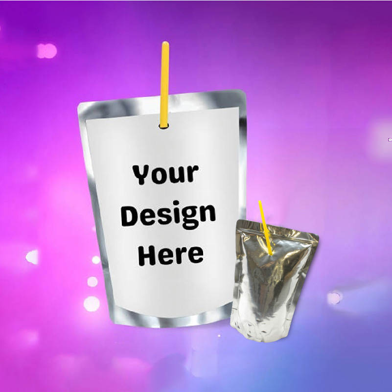 Custom Juice Pouch Label, Pers - Party Event Supplier avaliação e preço