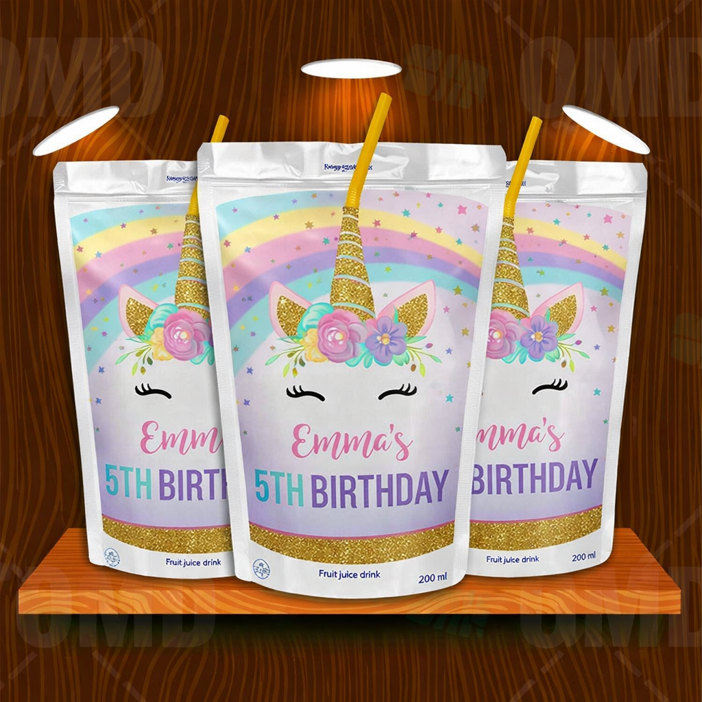 Custom Juice Pouch Label, Pers - Party Event Supplier avaliação e preço