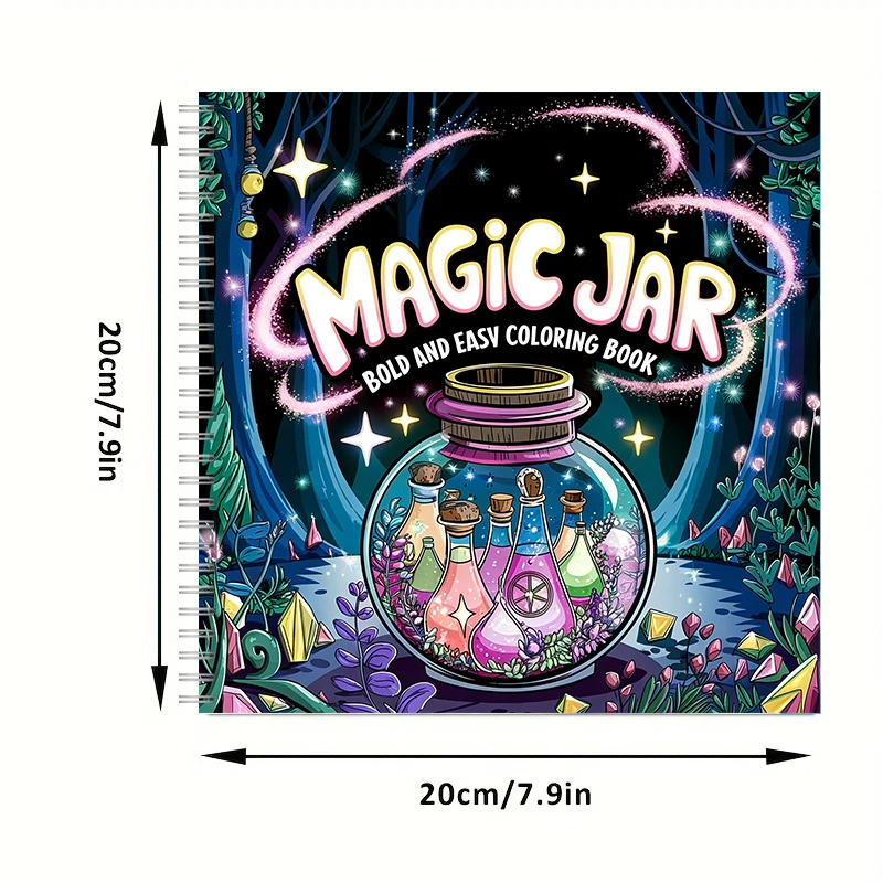 Coloring Book Magic Jar for Ad - Supply Event avaliação e preço