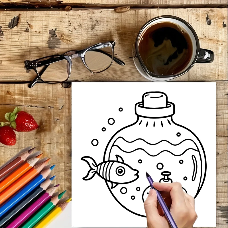 Coloring Book Magic Jar for Ad - Supply Event avaliação e preço