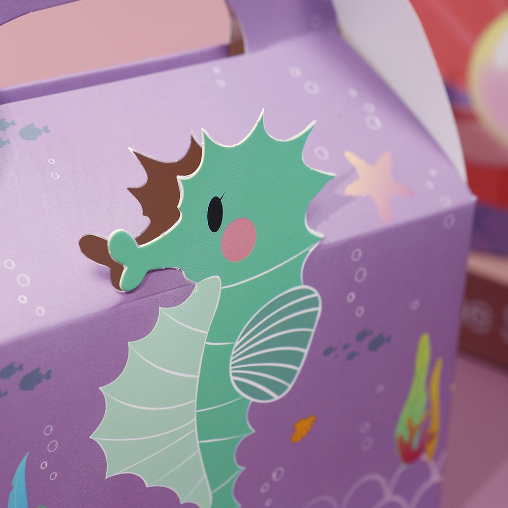 6pcs Mermaid Gift Paper Bags O - Event Party Box avaliação e preço