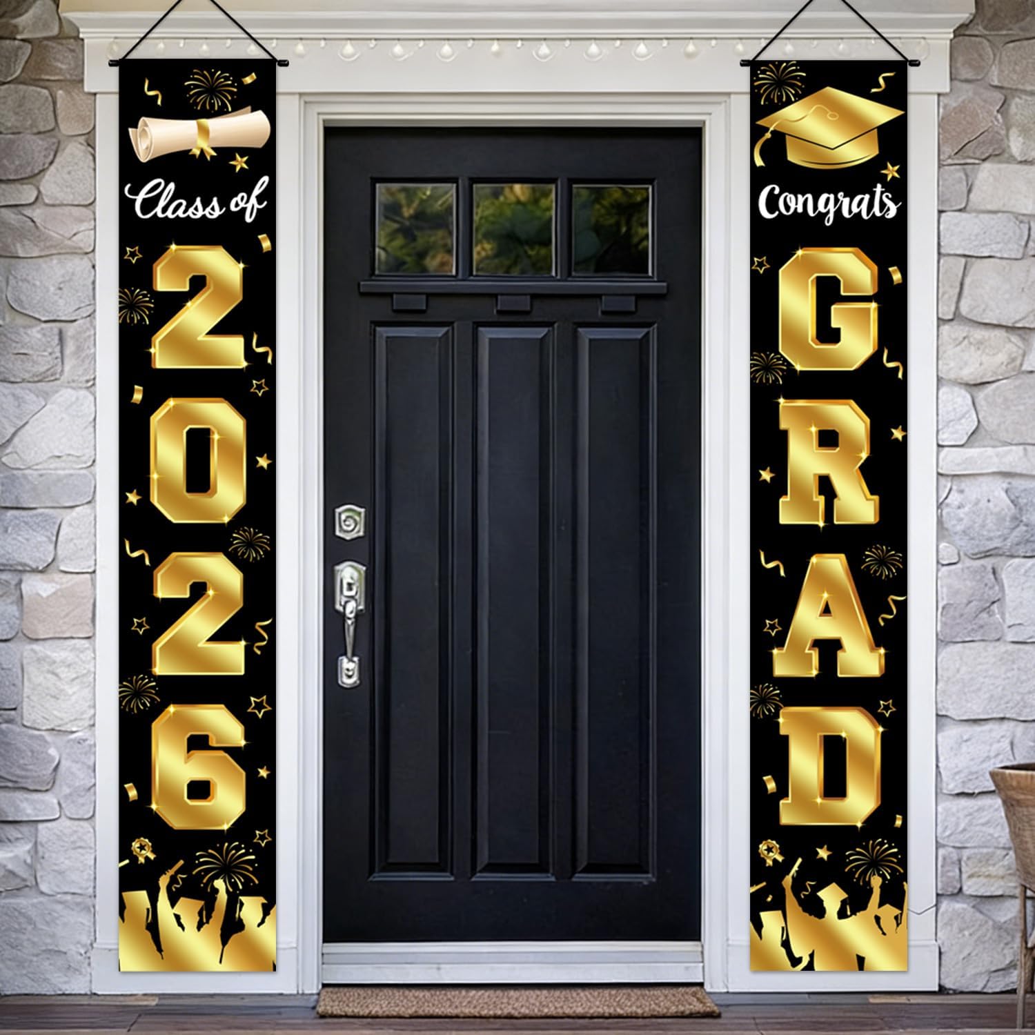 Graduation Decorations 2026 Po - Party Banner Gold avaliação e preço