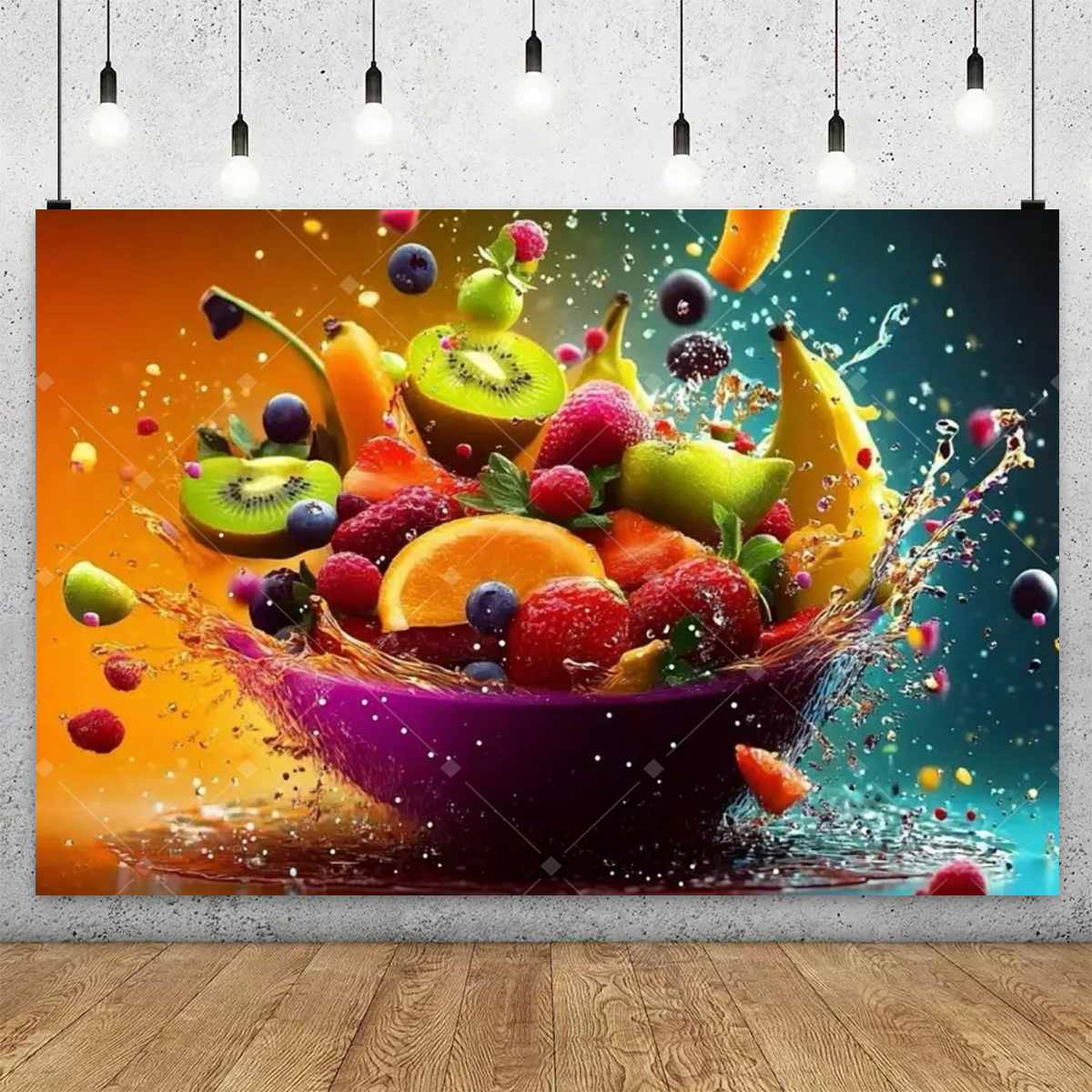 3D Colorful Fruit Party Decora - Party Event Supply Store avaliação e preço