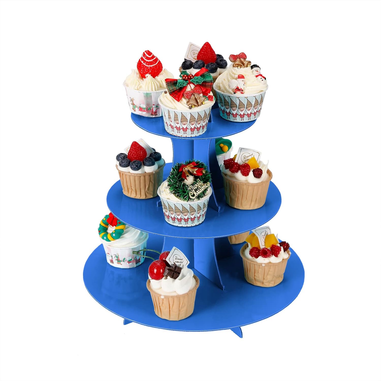 3-Tier Cupcake Stand, 2Pcs, St - Cupcake Stand Tier avaliação e preço