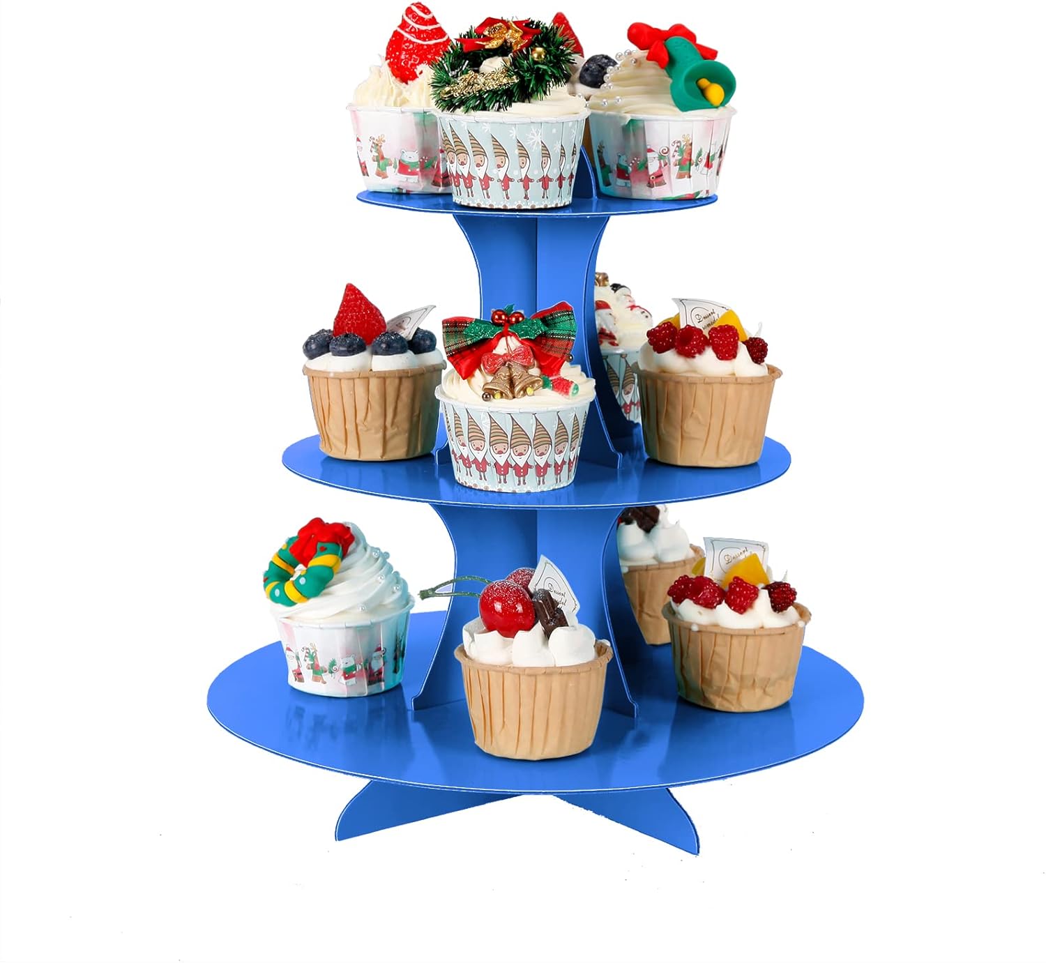 3-Tier Cupcake Stand, 2Pcs, St - Cupcake Stand Tier avaliação e preço