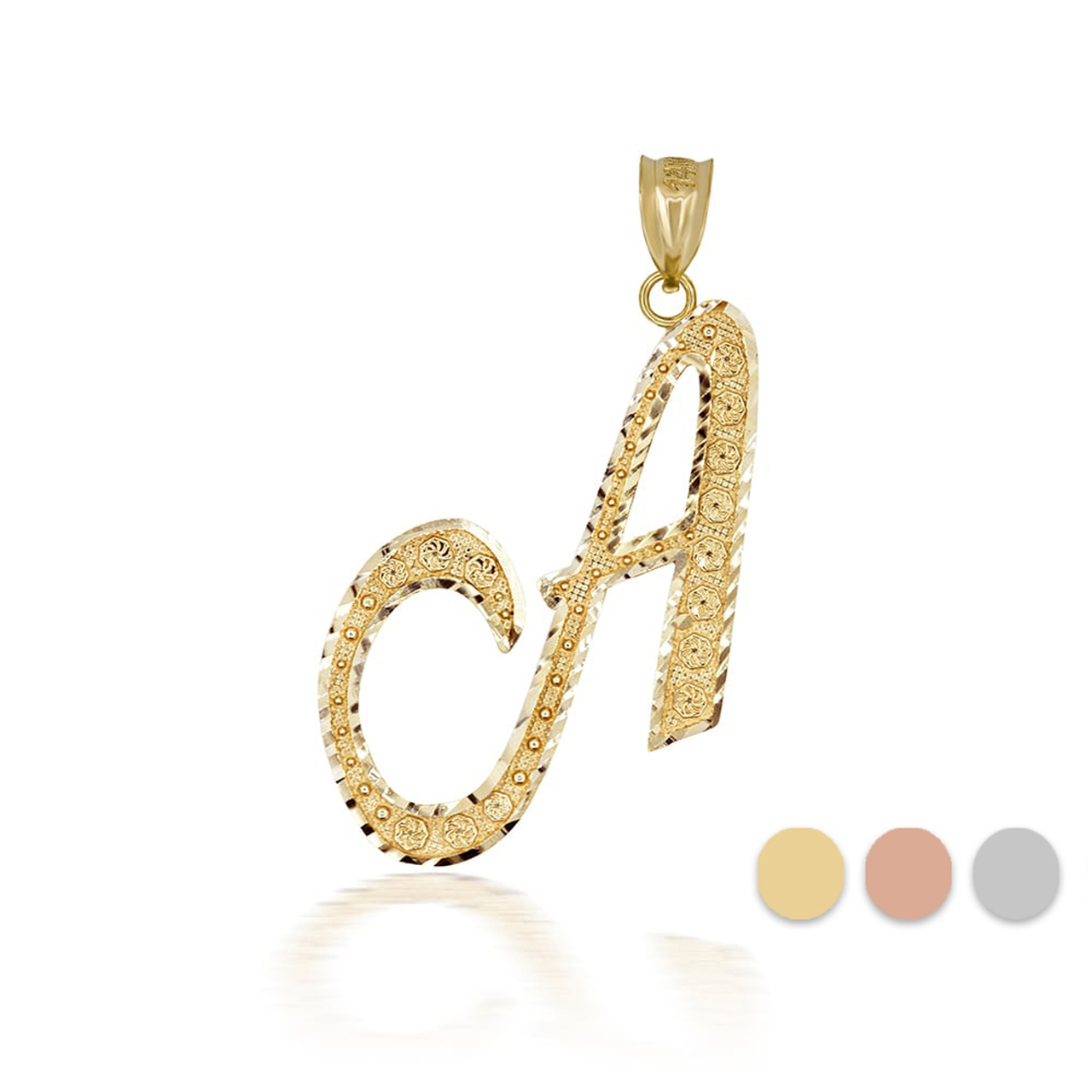 Gold Cursive Initial Letter “A - Event Z avaliação e preço