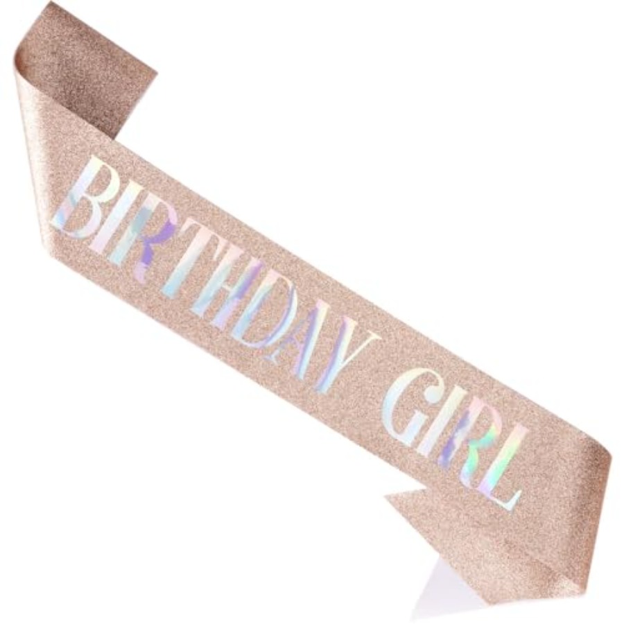 Birthday Girl Sash for Women B - Birthday Sash Glitter avaliação e preço