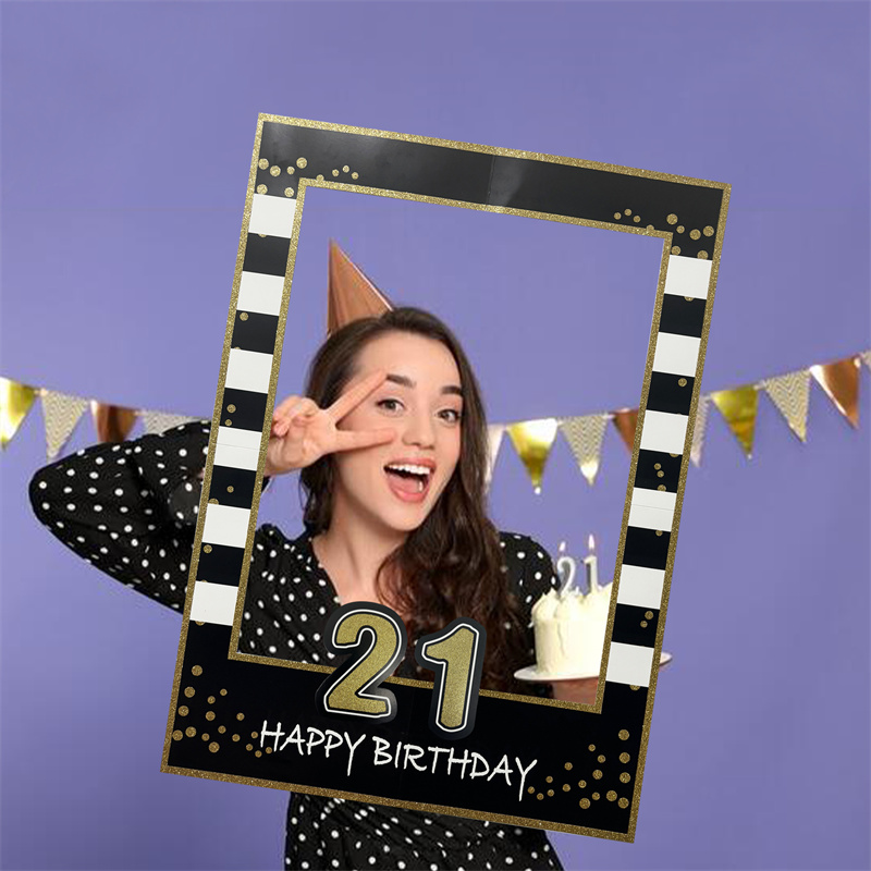 1Pcs 1-30 Year Old Photo Booth - Photo Booth Frame avaliação e preço