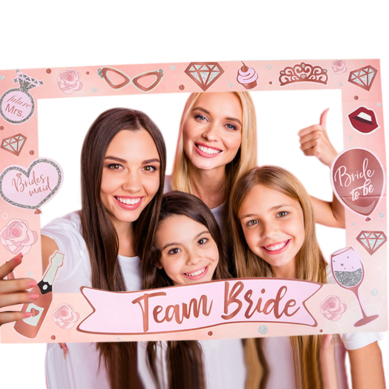 31Pcs Bachelorette Party Rose  - Photo Booth Frame avaliação e preço
