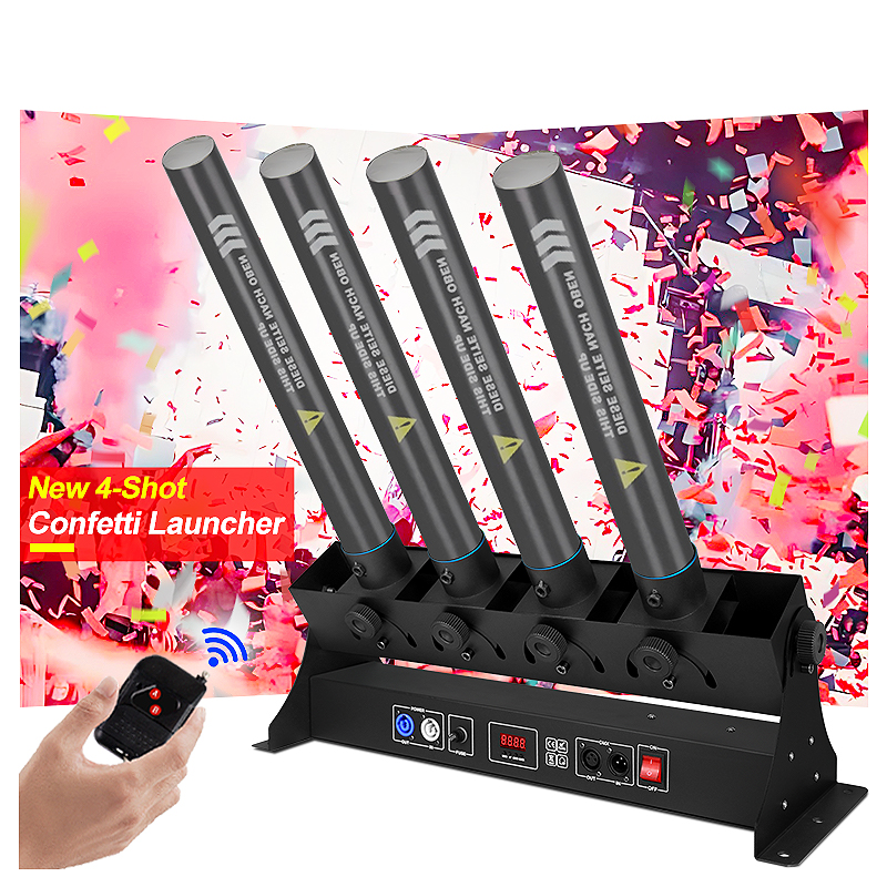 SHTX 4-Tube Confetti Launcher, - Confetti Cannon Tube avaliação e preço