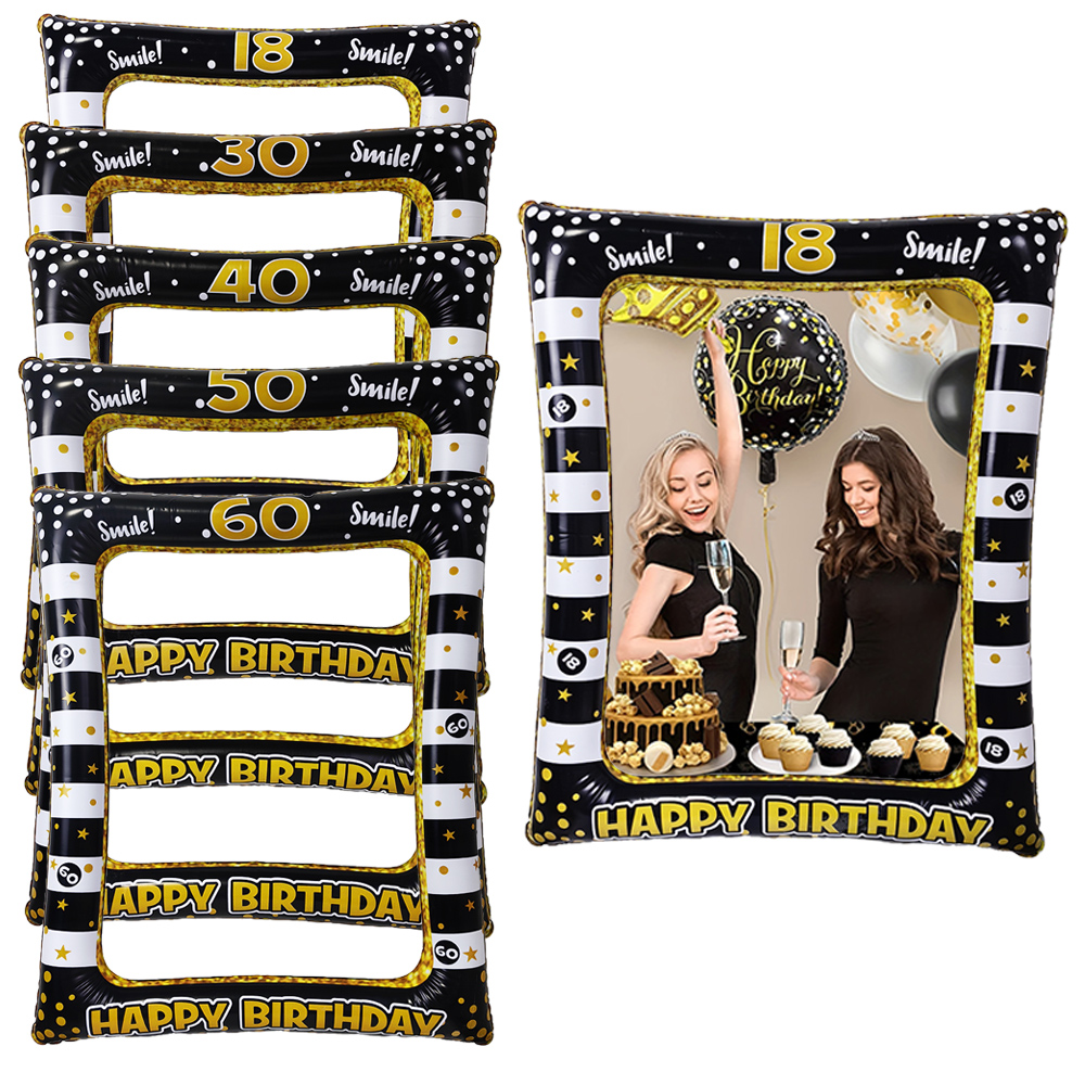 18th 30th 40th 50th 60th Birth - Photo Booth Frame avaliação e preço