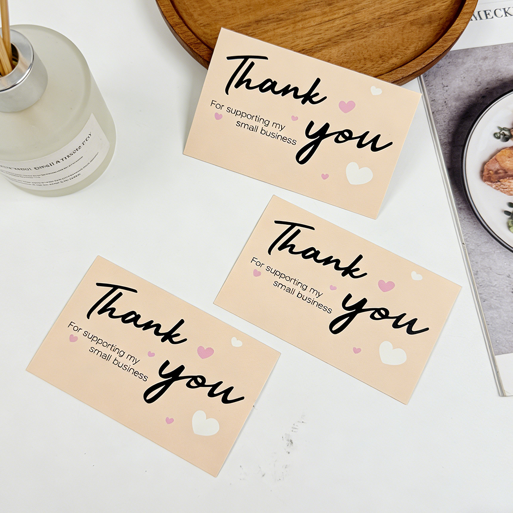 50/100pcs Thank You Cards, for - Party Event Supply Store avaliação e preço