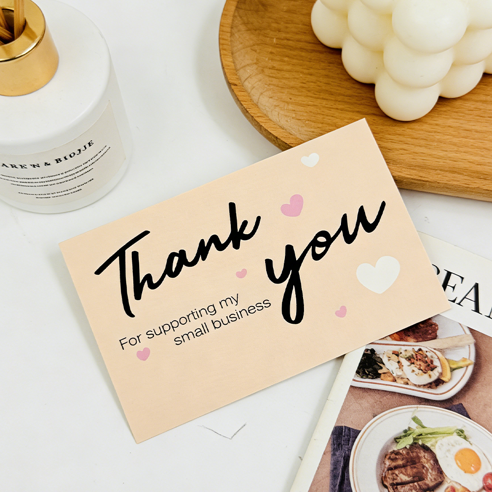 50/100pcs Thank You Cards, for - Party Event Supply Store avaliação e preço