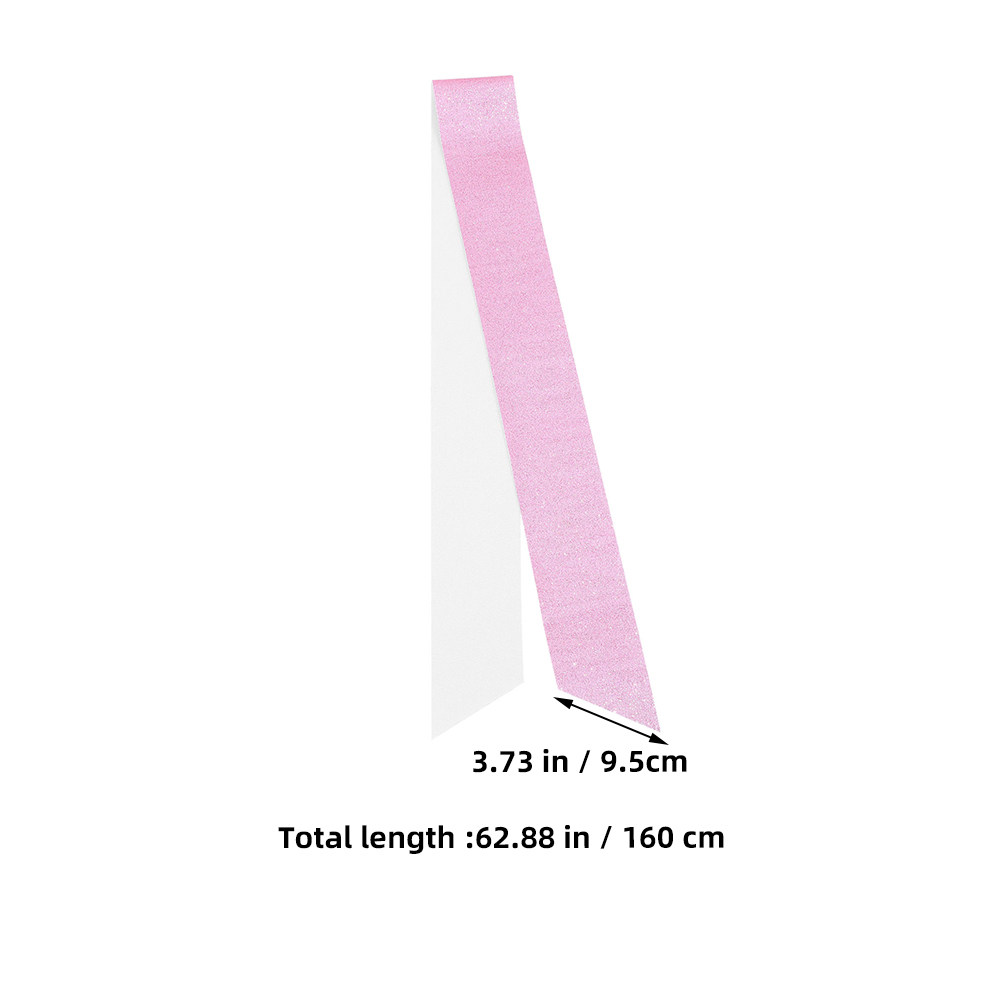 3Pcs Blank Glitter Shoulder Sa - Birthday Sash Glitter avaliação e preço
