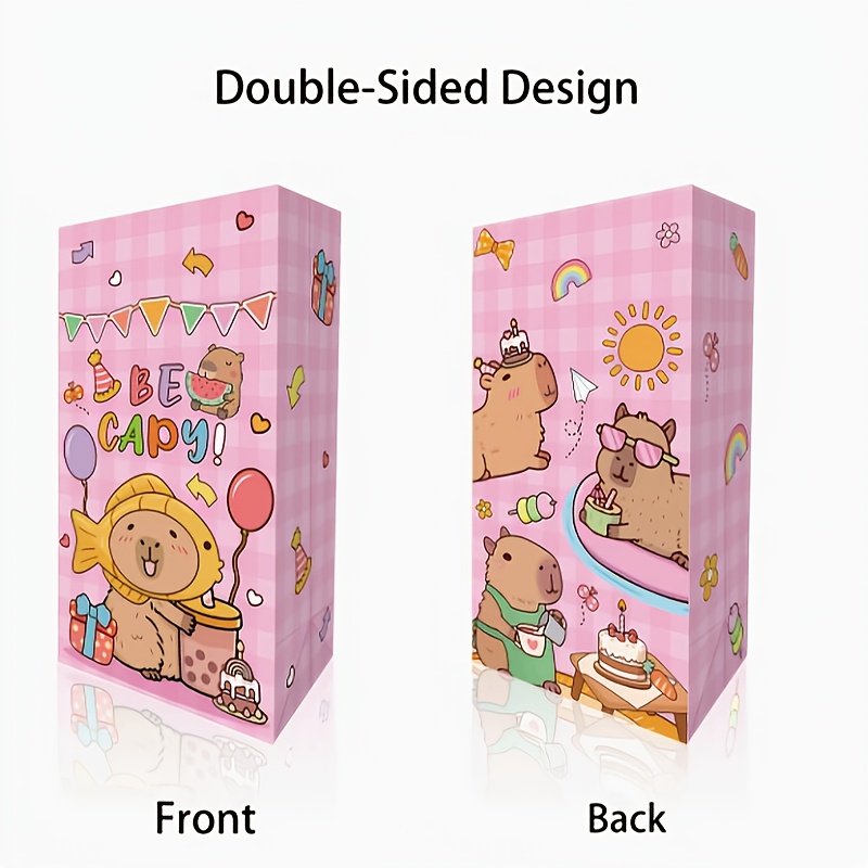 12/24/48pcs Capybara Candy Bag - Event Party Box avaliação e preço