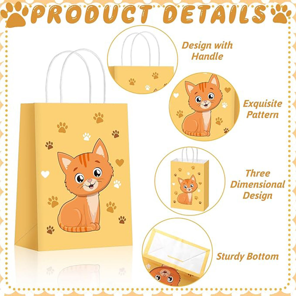 6-48Pcs Colorful Cartoon Cat P - Event Party Shop avaliação e preço