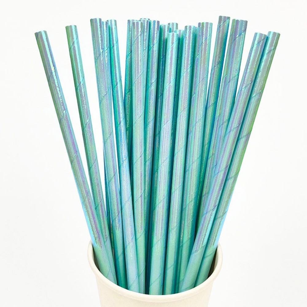 25Pcs Pearlescent Bronzing Pap - Paper Straw Color avaliação e preço