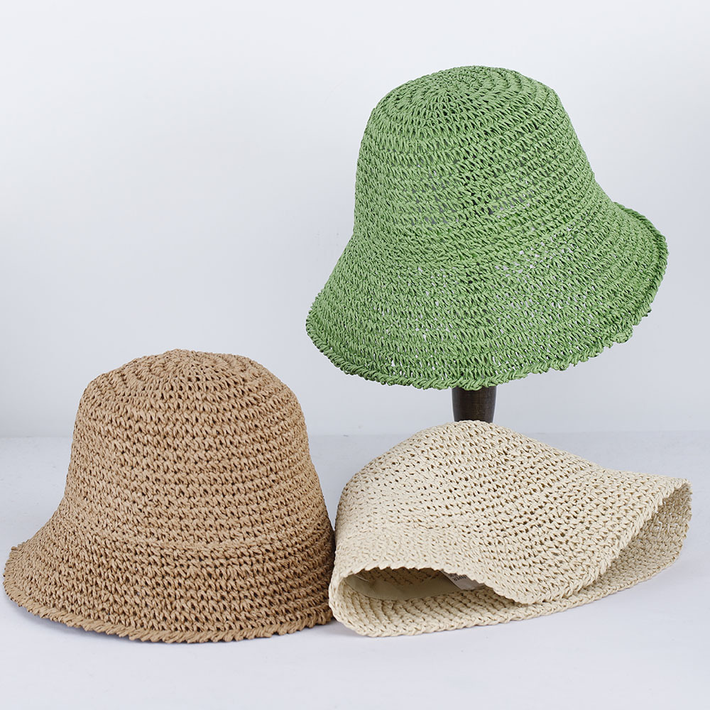 Womens Straw Sun Hat Woven Buc - Paper Straw Color avaliação e preço