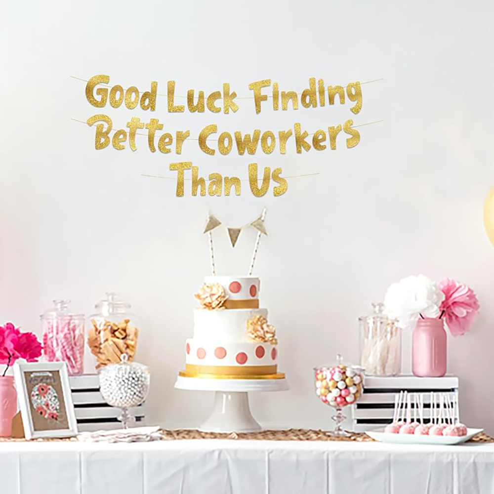Good Luck Finding Better Cowor - Party Banner Gold avaliação e preço