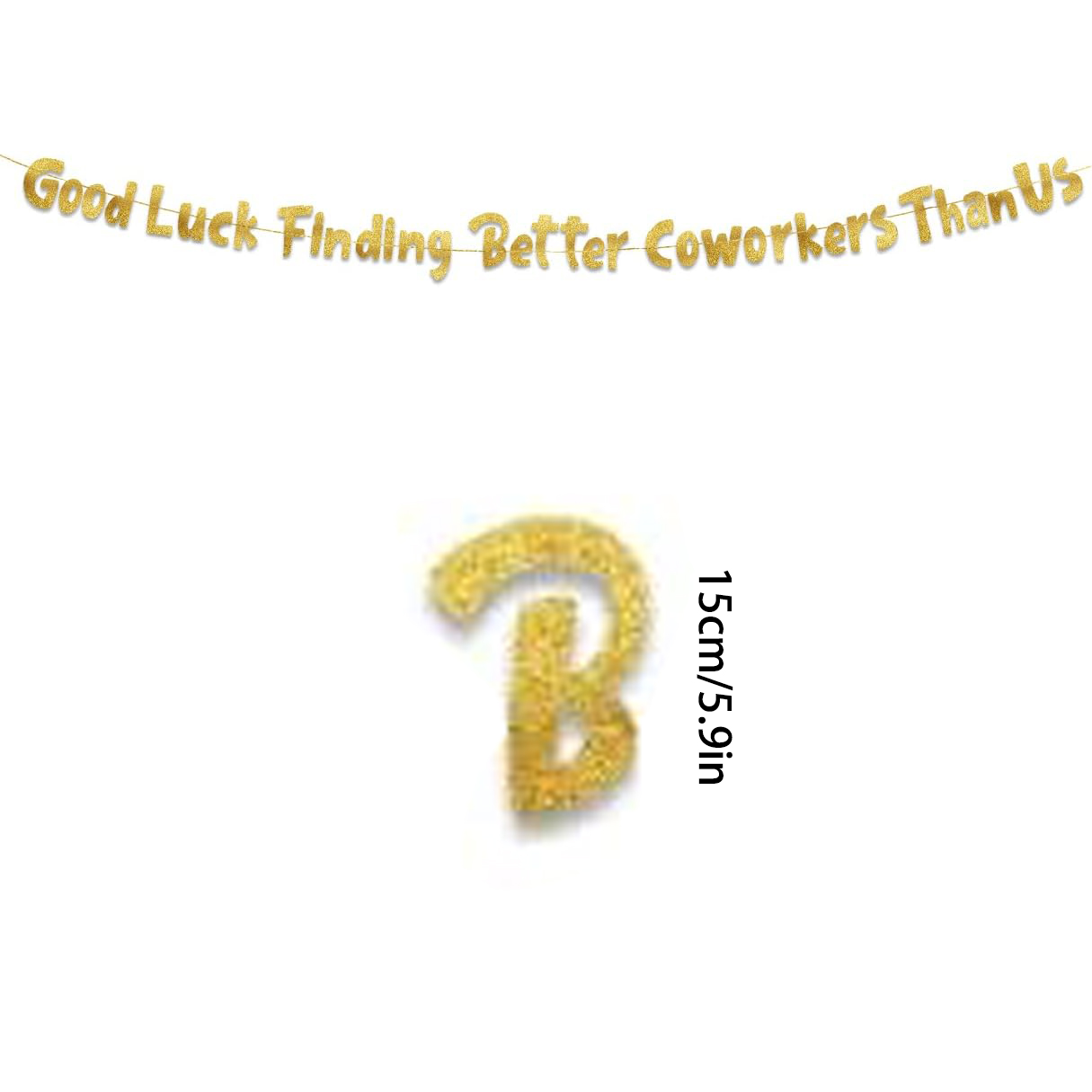 Good Luck Finding Better Cowor - Party Banner Gold avaliação e preço