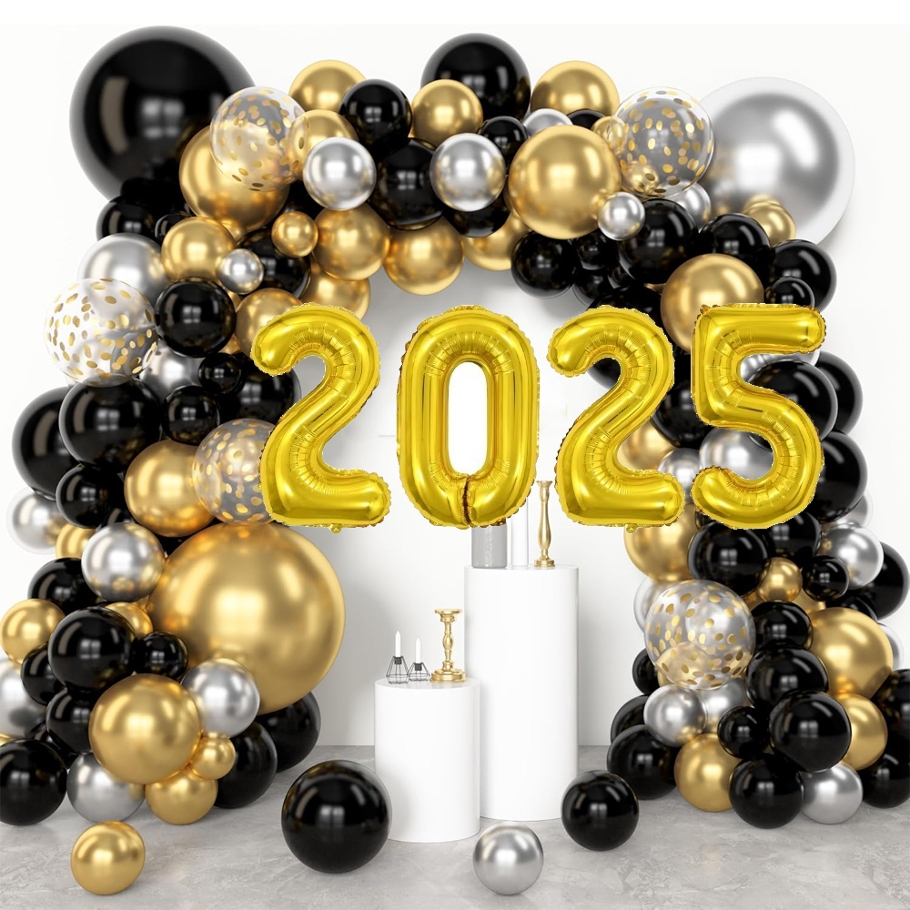 Black Gold Happy Birthday Deco - Party Banner Gold avaliação e preço