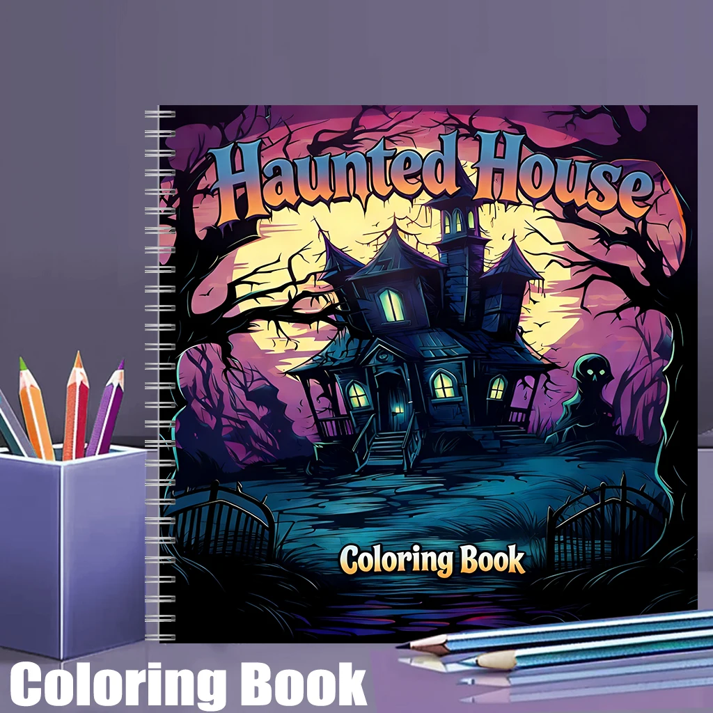 Haunted House Coloring Book fo - Supply Event avaliação e preço
