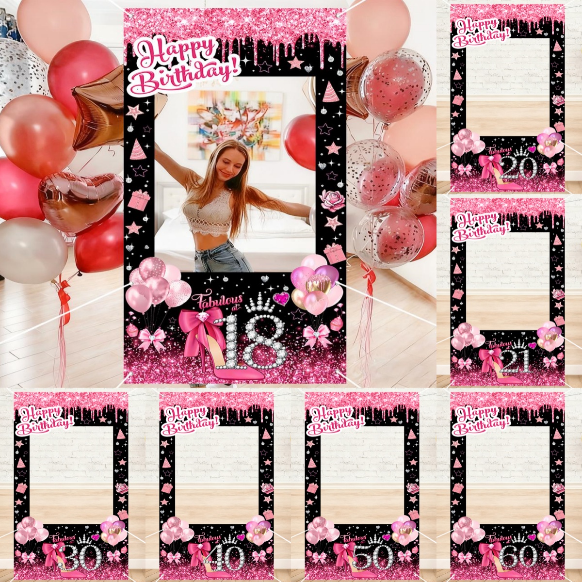Photo Booth Frame Backdrop Pin - Photo Booth Frame avaliação e preço