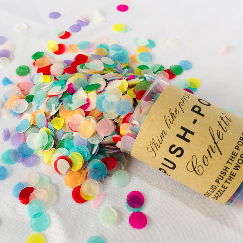 2pcs Multicolor Paper Scrap Fo - Confetti Cannon Tube avaliação e preço