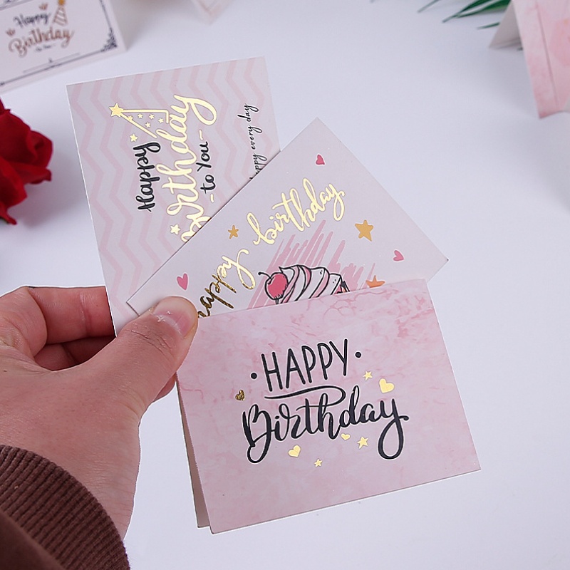 100pcs Golden stamping Happy b - Party Event Supplier avaliação e preço