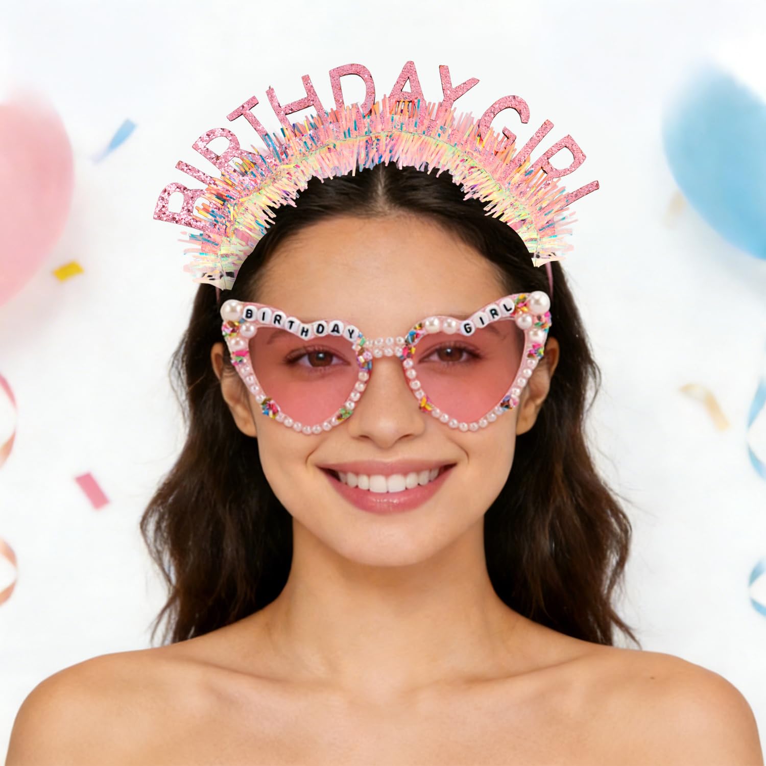 Birthday Girl Headband Sash Su - Birthday Sash Glitter avaliação e preço
