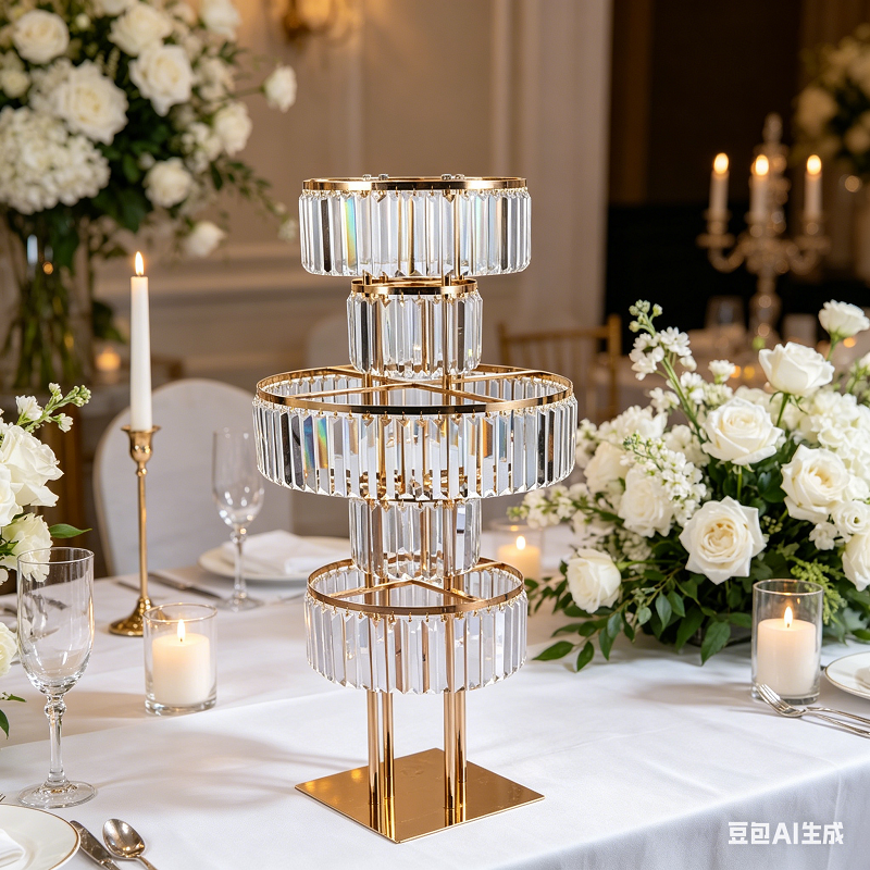 4 PCS Flower Rack Crystal Road - Party Event Supply Store avaliação e preço