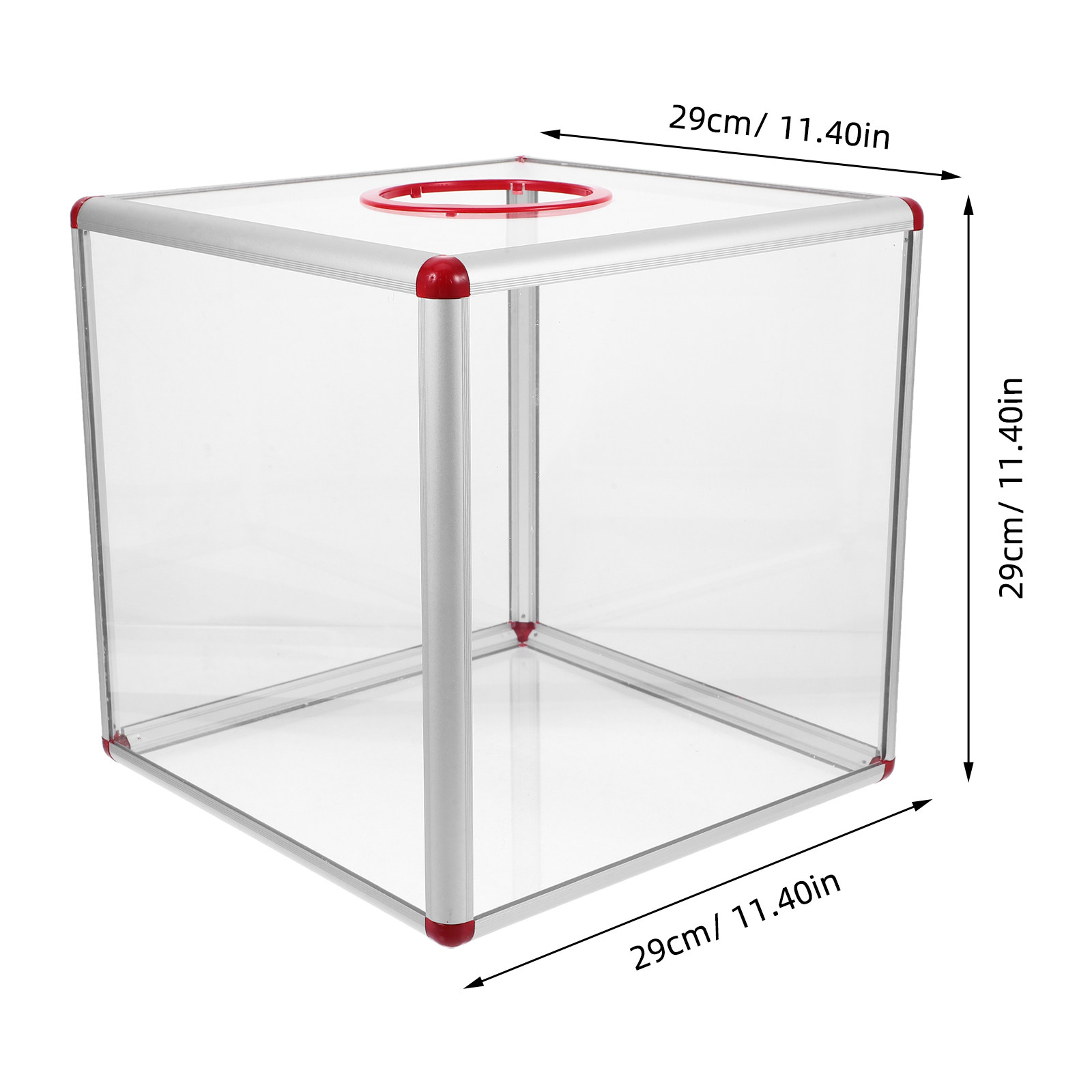 Large Clear Acrylic Raffle Tic - Event Party Box avaliação e preço