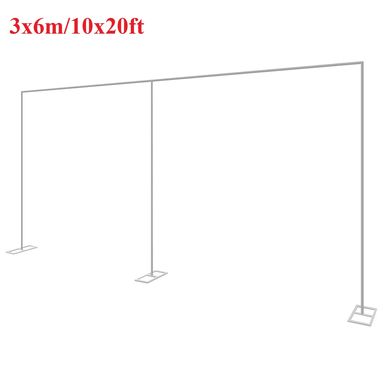 3x6m/10x20ft Metal Wedding Arc - Photo Booth Frame avaliação e preço