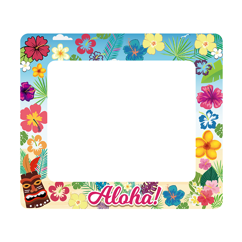 1pc Hawaiian Aloha Theme Infla - Photo Booth Frame avaliação e preço