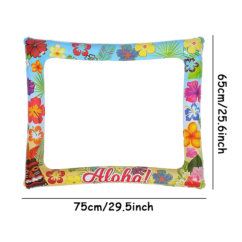 1pc Hawaiian Aloha Theme Infla - Photo Booth Frame avaliação e preço