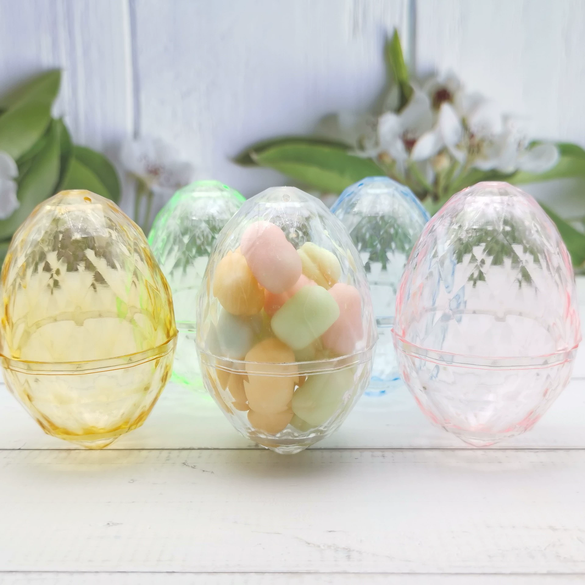 5Pcs Easter Theme Plastic Cand - Event Party Box avaliação e preço