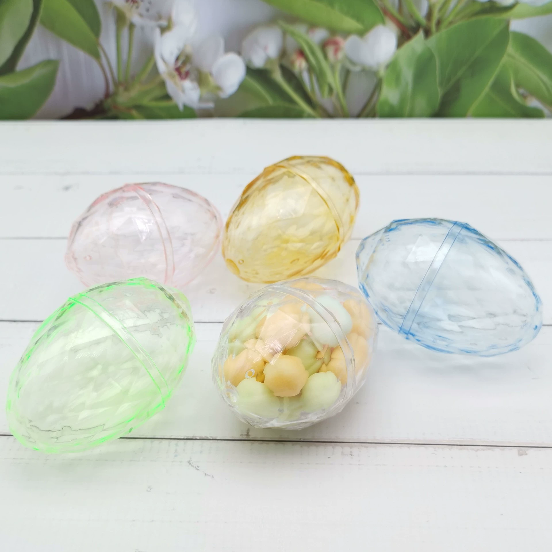 5Pcs Easter Theme Plastic Cand - Event Party Box avaliação e preço