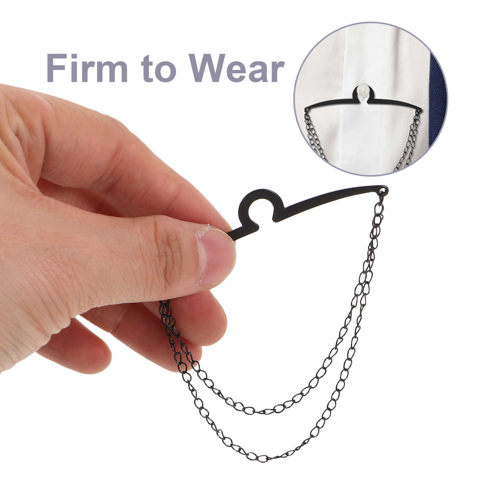 3pcs Shirt Tie Clips For Men C - Event & Party Supply avaliação e preço