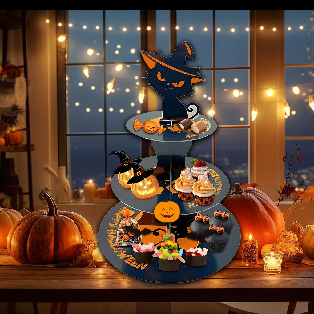 Halloween Cake Stand Pumpkin B - Cupcake Stand Tier avaliação e preço