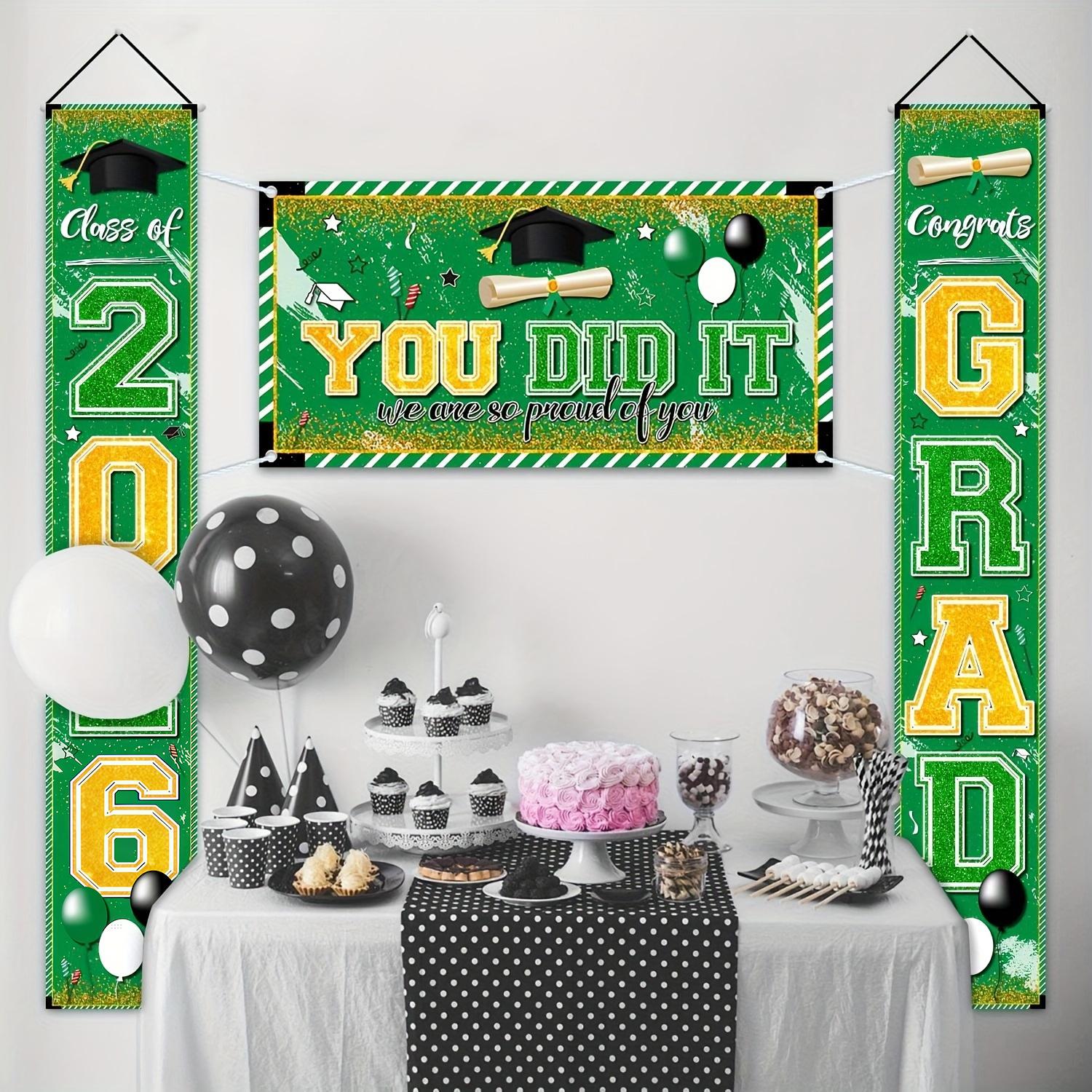 Congrat Class of 2026 Graduati - Party Banner Gold avaliação e preço