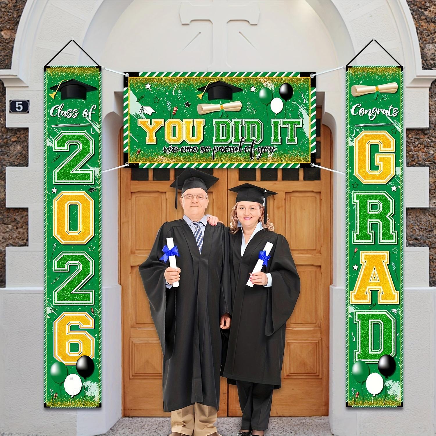 Congrat Class of 2026 Graduati - Party Banner Gold avaliação e preço